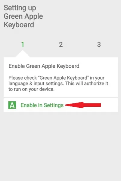 Enable in Settings